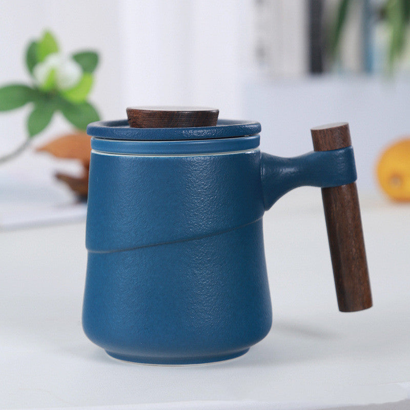 Handgemaakte keramische theepotten met theefilter