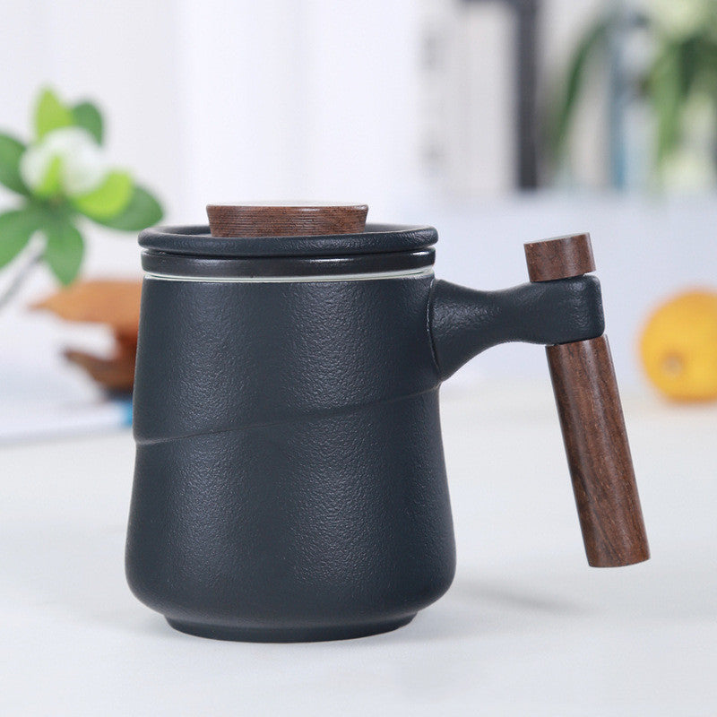 Handgemaakte keramische theepotten met theefilter