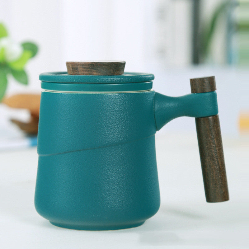 Handgemaakte keramische theepotten met theefilter