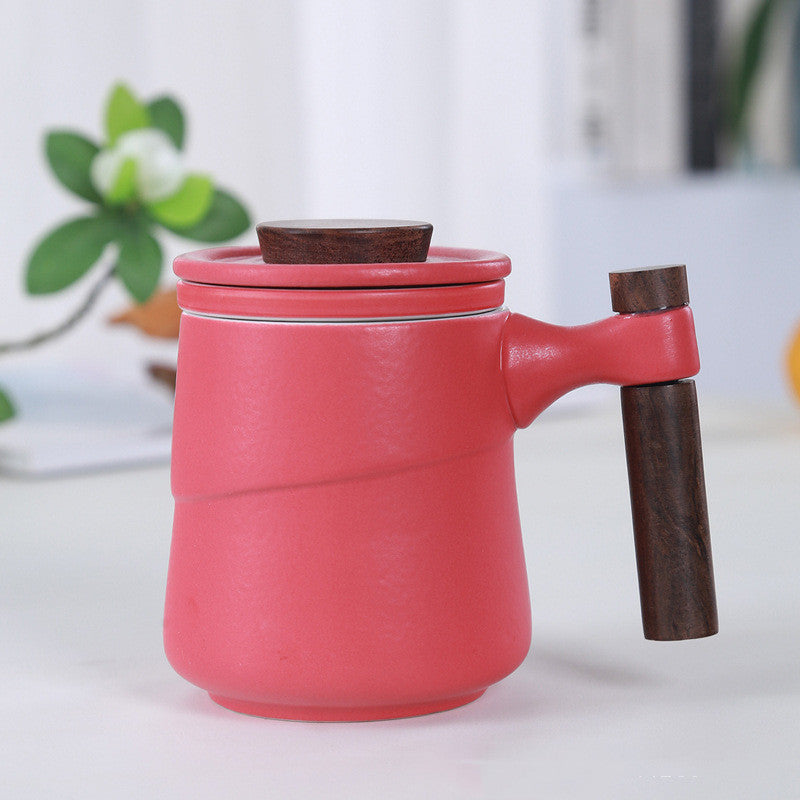Handgemaakte keramische theepotten met theefilter