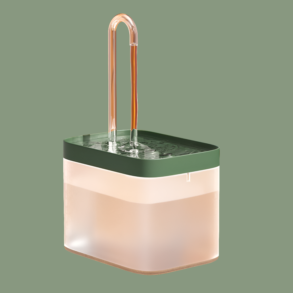 Automatische waterfontein met filter voor kat en hond
