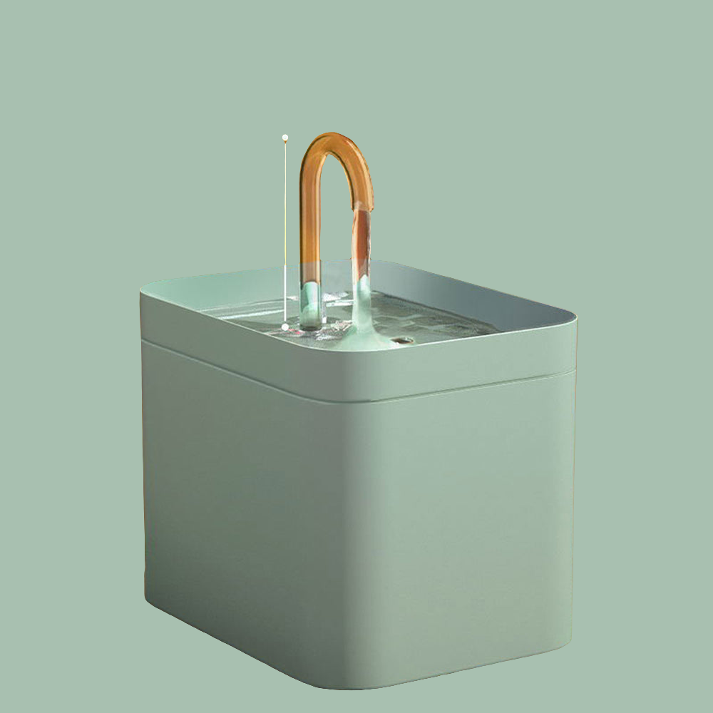 Automatische waterfontein met filter voor kat en hond