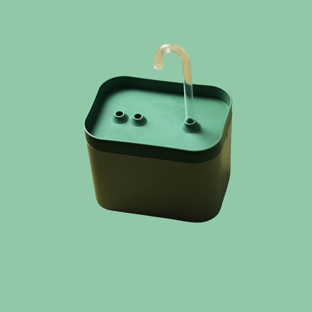 Automatische waterfontein met filter voor kat en hond
