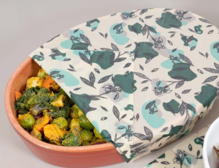 Food Wraps - Set van 3 - Blauw