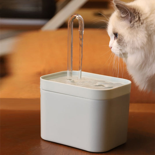 Automatische waterfontein met filter voor kat en hond