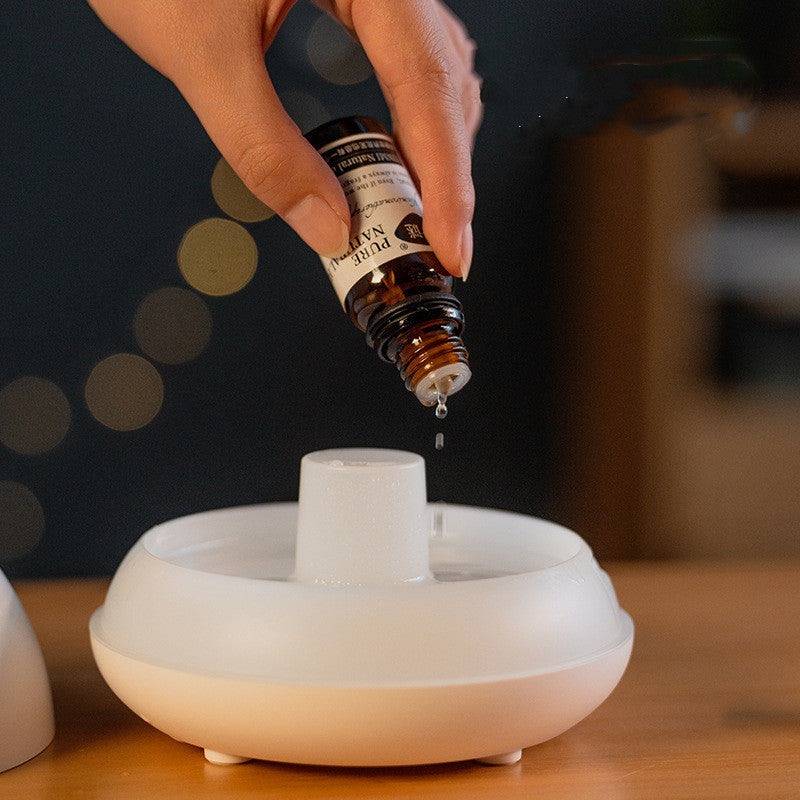 Flame aromatherapie diffuser met 7 kleuren